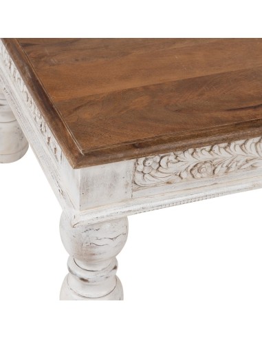 MESA CENTRO NATURAL-BLANCO 120 X 70 X 45 CM