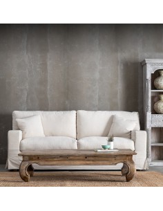 MESA CENTRO NATURAL MADERA SALÓN 150 X 71 X 38 CM 2