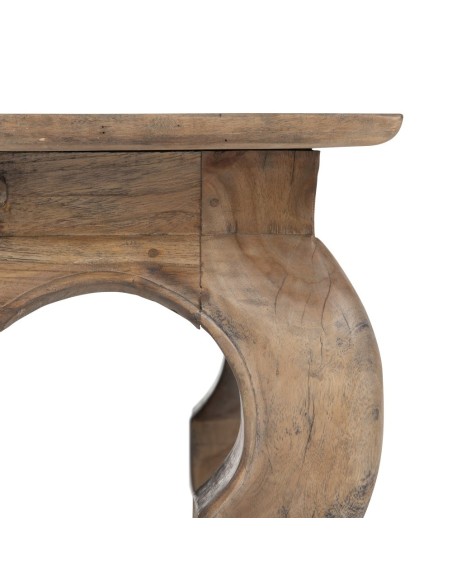 MESA CENTRO NATURAL MADERA SALÓN 150 X 71 X 38 CM