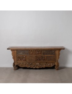 APARADOR NATURAL MADERA SALÓN 220 X 50 X 86 CM