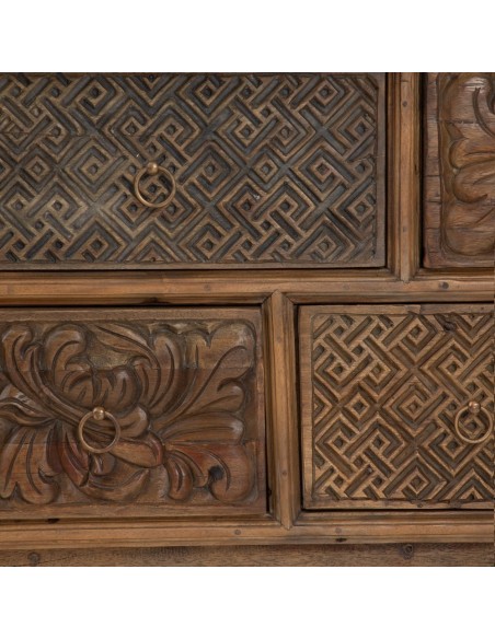 APARADOR NATURAL MADERA SALÓN 220 X 50 X 86 CM