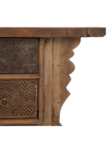 APARADOR NATURAL MADERA SALÓN 220 X 50 X 86 CM