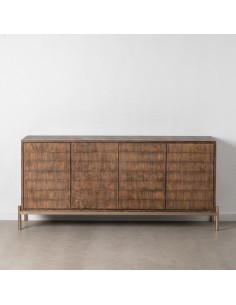 APARADOR MARRÓN MADERA-HIERRO SALÓN 179,50 X 45 X 84,50 CM