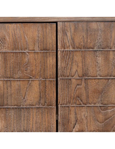 APARADOR MARRÓN MADERA-HIERRO SALÓN 179,50 X 45 X 84,50 CM