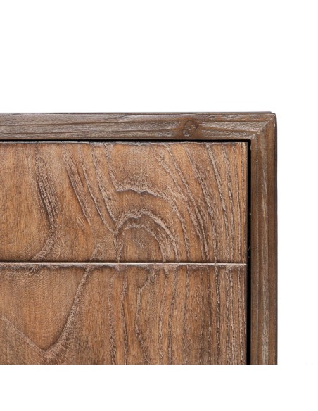 APARADOR MARRÓN MADERA-HIERRO SALÓN 179,50 X 45 X 84,50 CM