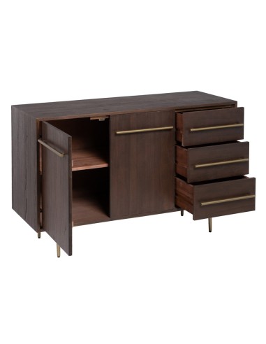 APARADOR MARRÓN MADERA-HIERRO SALÓN 130 X 45 X...