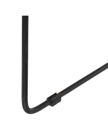 SILLA MARRÓN METAL / PIEL SALÓN 76 X 75 X 89 CM