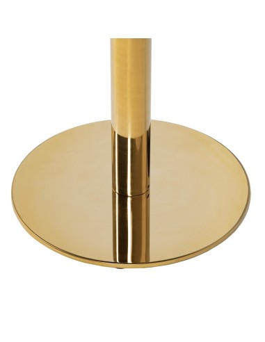 MESA AUXILIAR NEGRO-ORO 60 X 60 X 60 CM