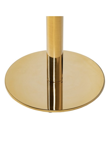 MESA AUXILIAR NEGRO-ORO 60 X 60 X 60 CM