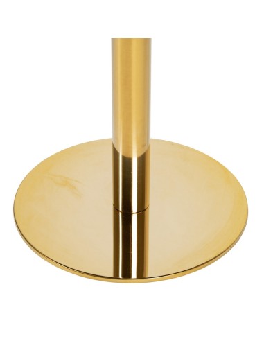 MESA AUXILIAR NEGRO-ORO 60 X 60 X 60 CM