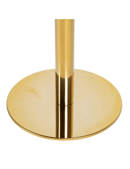 MESA AUXILIAR NEGRO-ORO 60 X 60 X 60 CM