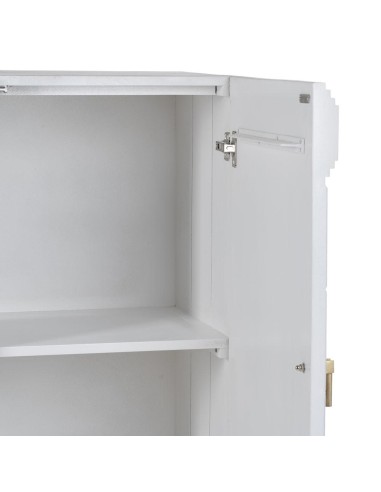ARMARIO BLANCO-ORO MADERA / METAL SALÓN 92 X 43...