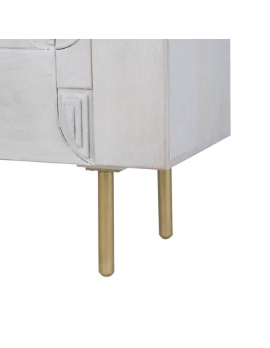 ARMARIO BLANCO-ORO MADERA / METAL SALÓN 92 X 43...