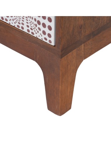 APARADOR NATURAL-BLANCO MADERA DE MANGO 160 X...