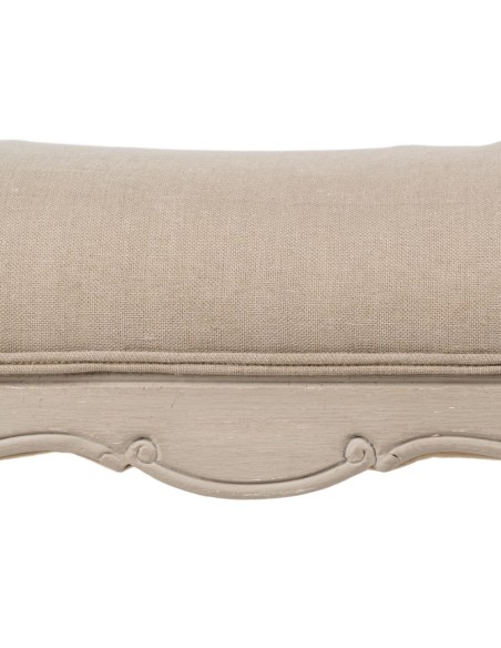 BANQUETA BEIGE DM-MADERA SALÓN 137 X 45 X 74 CM