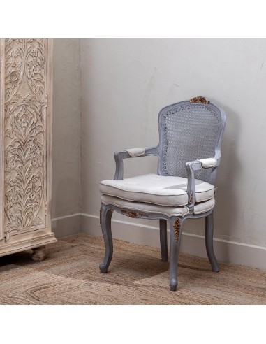 SILLÓN GRIS-BEIGE DM-MADERA SALÓN 58 X 52 X...