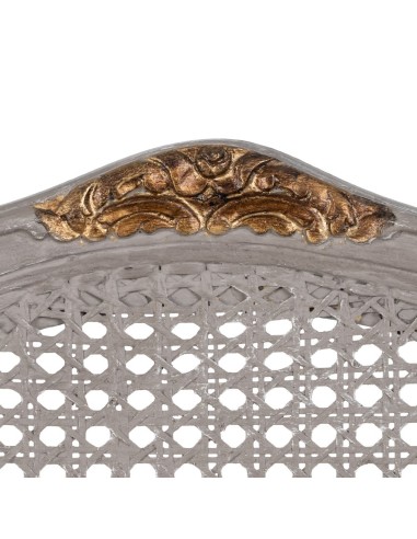 SILLÓN GRIS-BEIGE DM-MADERA SALÓN 58 X 52 X...