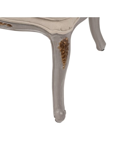 SILLÓN GRIS-BEIGE DM-MADERA SALÓN 58 X 52 X...