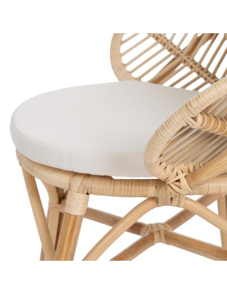 SILLA NATURAL RATÁN SALÓN 76 X 68 X 91 CM