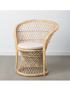 SILLÓN NATURAL RATÁN SALÓN 84 X 68 X 84 CM