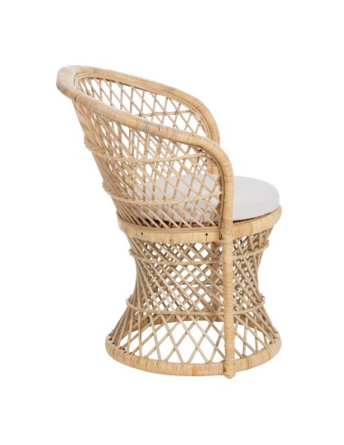 SILLÓN NATURAL RATÁN SALÓN 84 X 68 X 84 CM