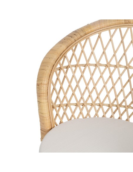 SILLÓN NATURAL RATÁN SALÓN 84 X 68 X 84 CM