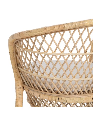 SILLÓN NATURAL RATÁN SALÓN 84 X 68 X 84 CM