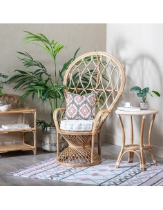 SILLÓN NATURAL RATÁN SALÓN 90 X 73 X 142,50 CM 2