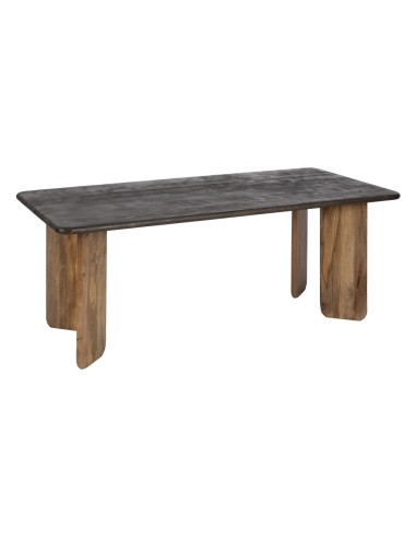 MESA COMEDOR NATURAL-MARRÓN 200 X 100 X 76 CM
