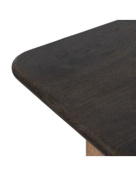 MESA COMEDOR NATURAL-MARRÓN 200 X 100 X 76 CM