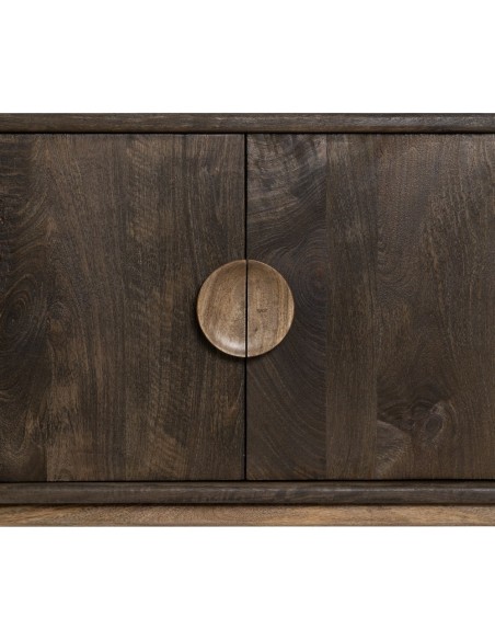 APARADOR NATURAL-MARRÓN MADERA DE MANGO 200 X 40 X 80 CM
