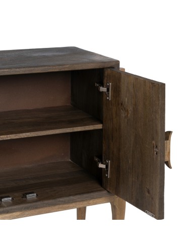 APARADOR NATURAL-MARRÓN MADERA DE MANGO 200 X...