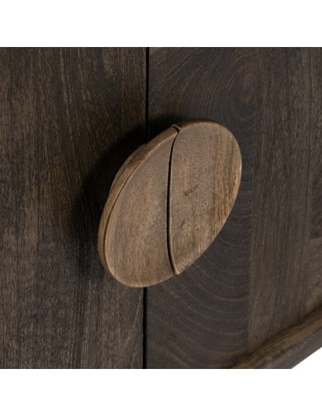 APARADOR NATURAL-MARRÓN MADERA DE MANGO 200 X 40 X 80 CM