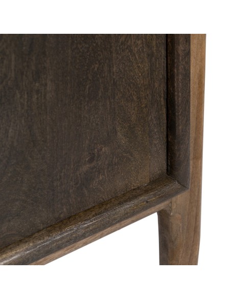 APARADOR NATURAL-MARRÓN MADERA DE MANGO 200 X 40 X 80 CM