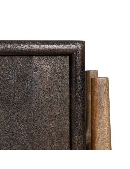 APARADOR NATURAL-MARRÓN MADERA DE MANGO 200 X 40 X 80 CM
