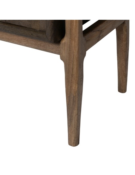 APARADOR NATURAL-MARRÓN MADERA DE MANGO 200 X 40 X 80 CM