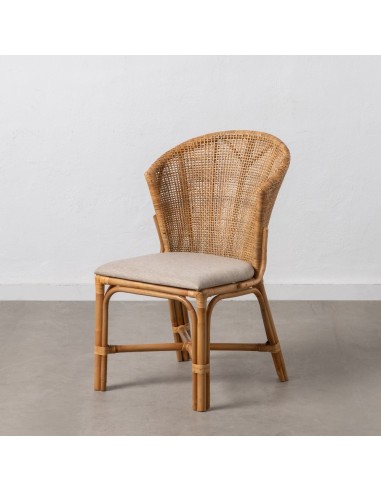 SILLA NATURAL RATÁN SALÓN 53 X 61,50 X 84,50 CM