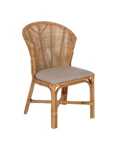 SILLA NATURAL RATÁN SALÓN 53 X 61,50 X 84,50 CM 2