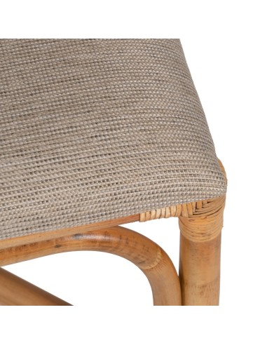 SILLA NATURAL RATÁN SALÓN 53 X 61,50 X 84,50 CM