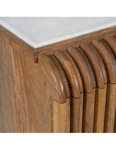 APARADOR NATURAL Akil 152 X 40, MADEIRA MANGA e...