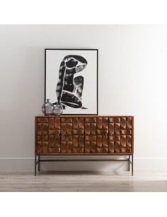 APARADOR natural Adom 147 X 41, MADEIRA MANGA MARROM 2