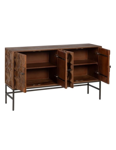 APARADOR natural Adom 147 X 41, MADERA DE MANGO MARRÓN