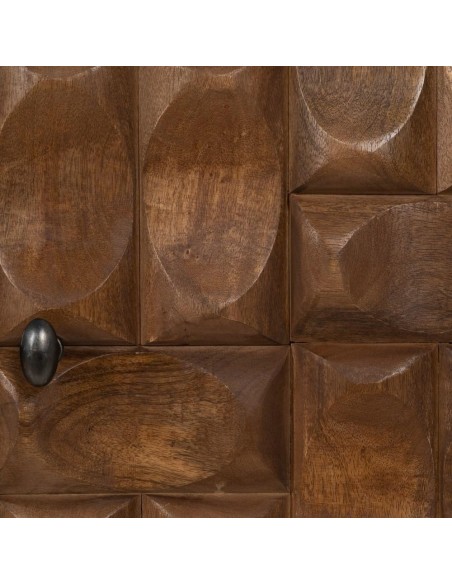 APARADOR natural Adom 147 X 41, MADERA DE MANGO MARRÓN
