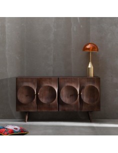 APARADOR étnico Sukhon 152 X 42, MADERA DE MANGO MARRÓN 2