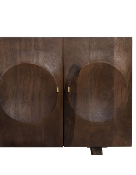 APARADOR Étnico Sukhon 152 X 42, MADEIRA MANGA MARROM