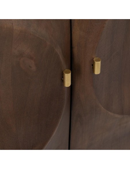APARADOR Étnico Sukhon 152 X 42, MADEIRA MANGA MARROM