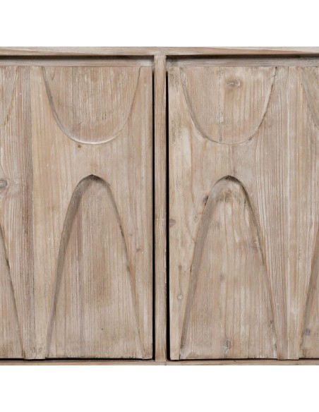 APARADOR Ubon 200 X 40, BLANCO ROZADO MADERA DE PINO