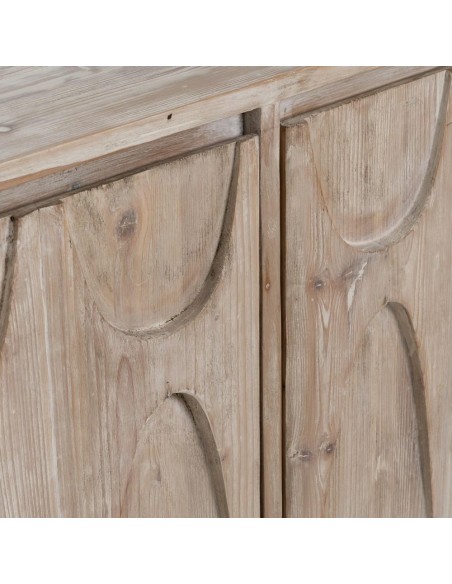 APARADOR Ubon 200 X 40, BLANCO ROZADO MADERA DE PINO