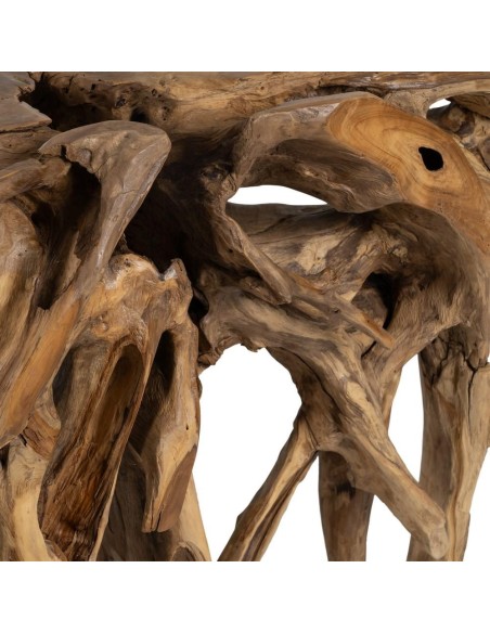 CONSOLA DE ENTRADA RAIZ NATURAL 120 x 40, MADEIRA TECA