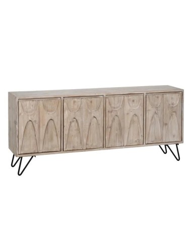 Aparador Ubon 200 X 40, MADEIRA DE PINHO BRANCO ESCOVADO